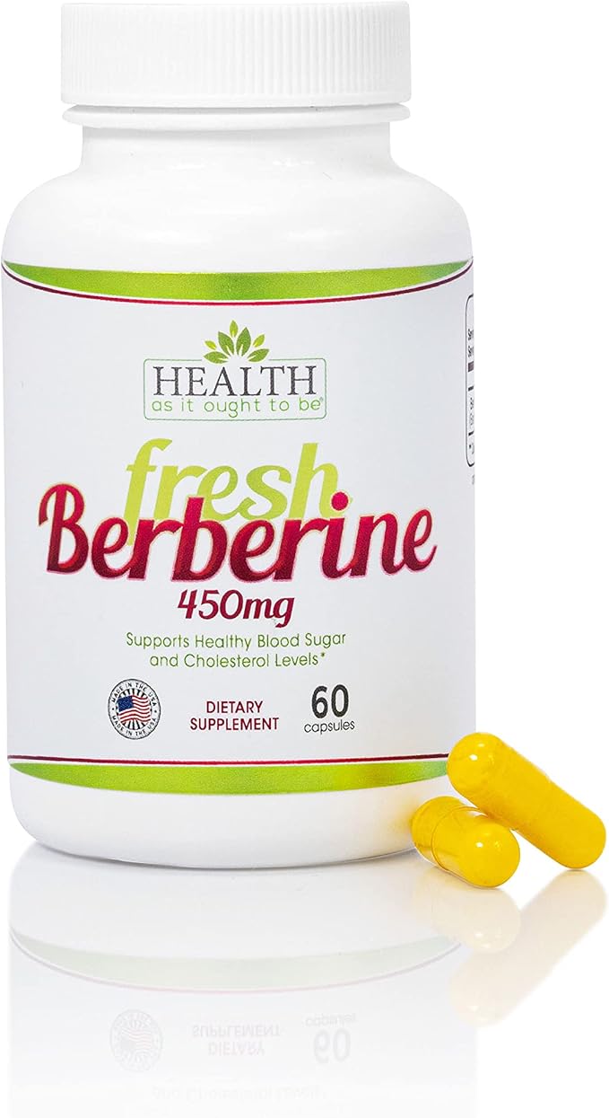 Fresh Berberine 450mg - 60 Capsules