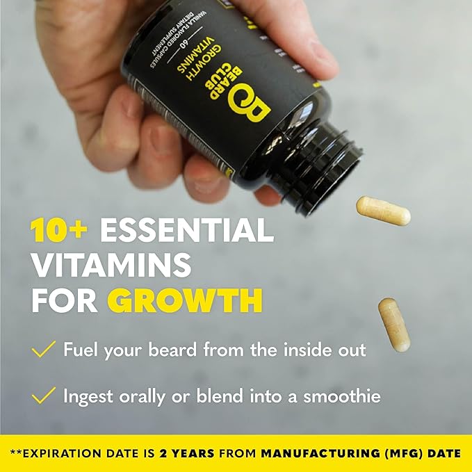Beard Growth Vitamins