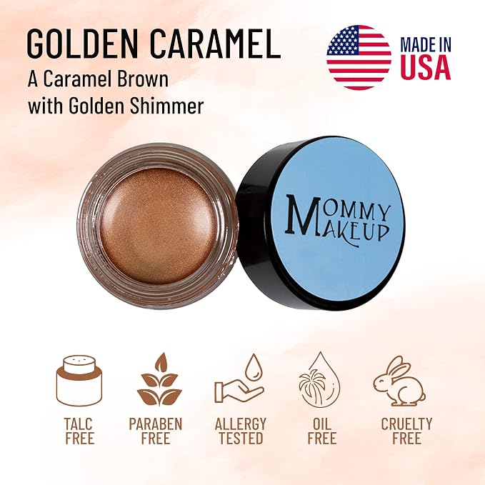 Golden Caramel - A caramel brown with golden shimmer