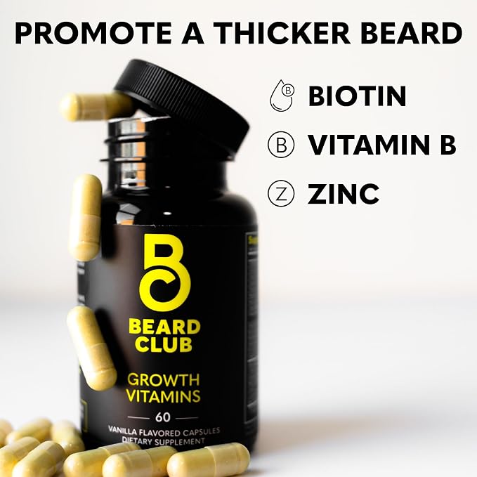 Beard Growth Vitamins