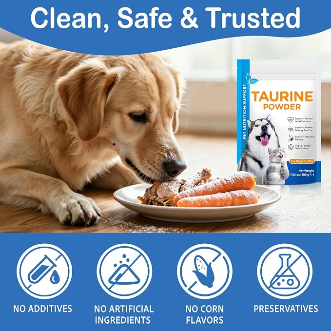 Taurine for Dogs & Cats