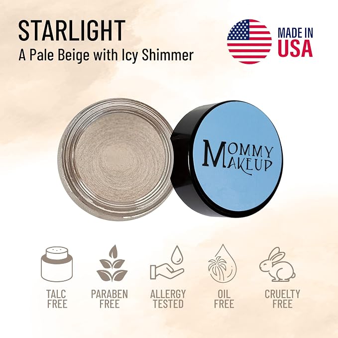Starlight - A pale beige with icy shimmer