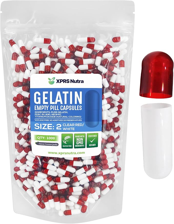 Clear Red / White
