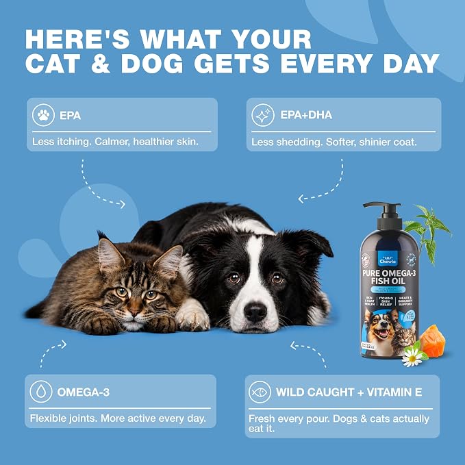 32 Fl Oz Fish Oil for Dogs and Cats