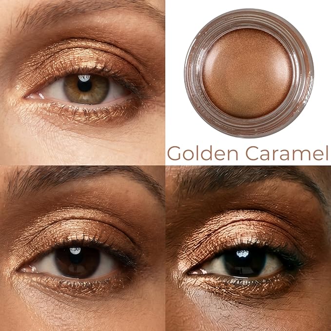 Golden Caramel - A caramel brown with golden shimmer