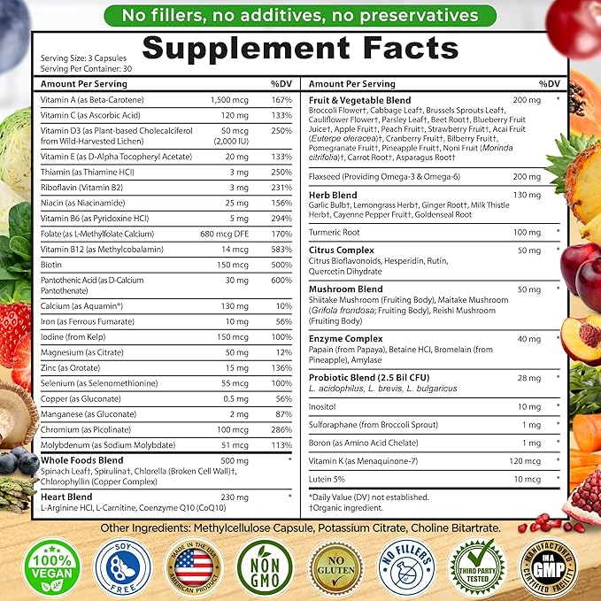 Unisex Multivitamin With Iron