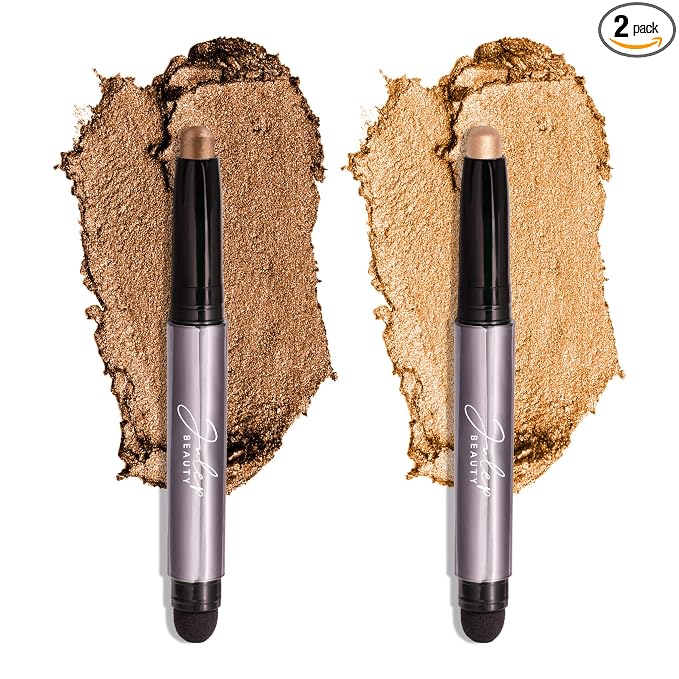 Bronze Shimmer & Warm Gold Shimmer